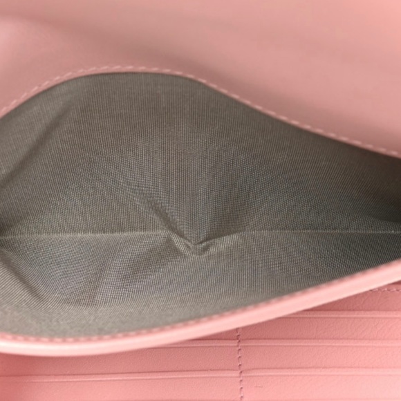 🔥CHANEL Caviar Timeless CC Large Gusset Flap Wallet in Rose Pale - Picture 8 of 16